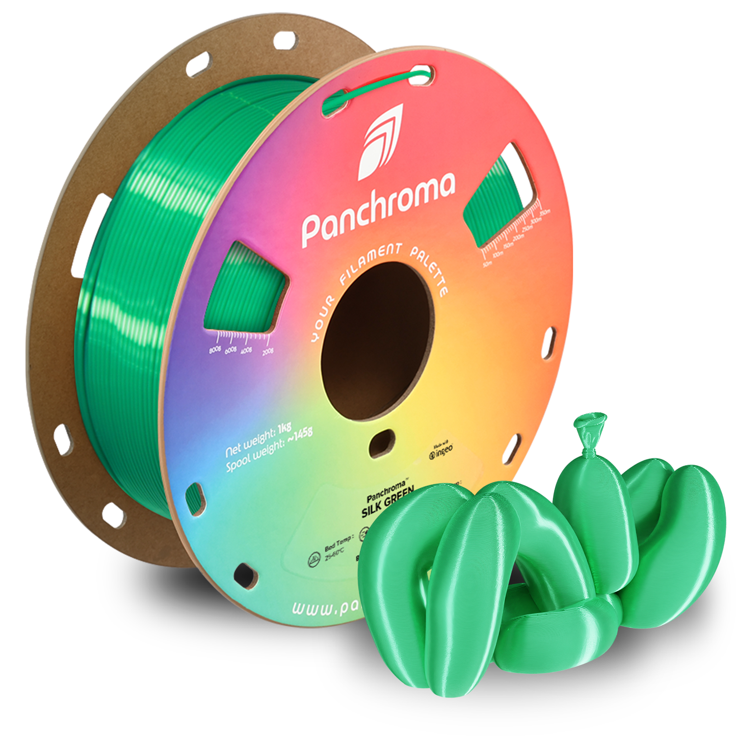 Filament PLA Silk Panchroma 1.75mm Magenta 1kg - Polymaker 52 Panchroma™ PLA Silk