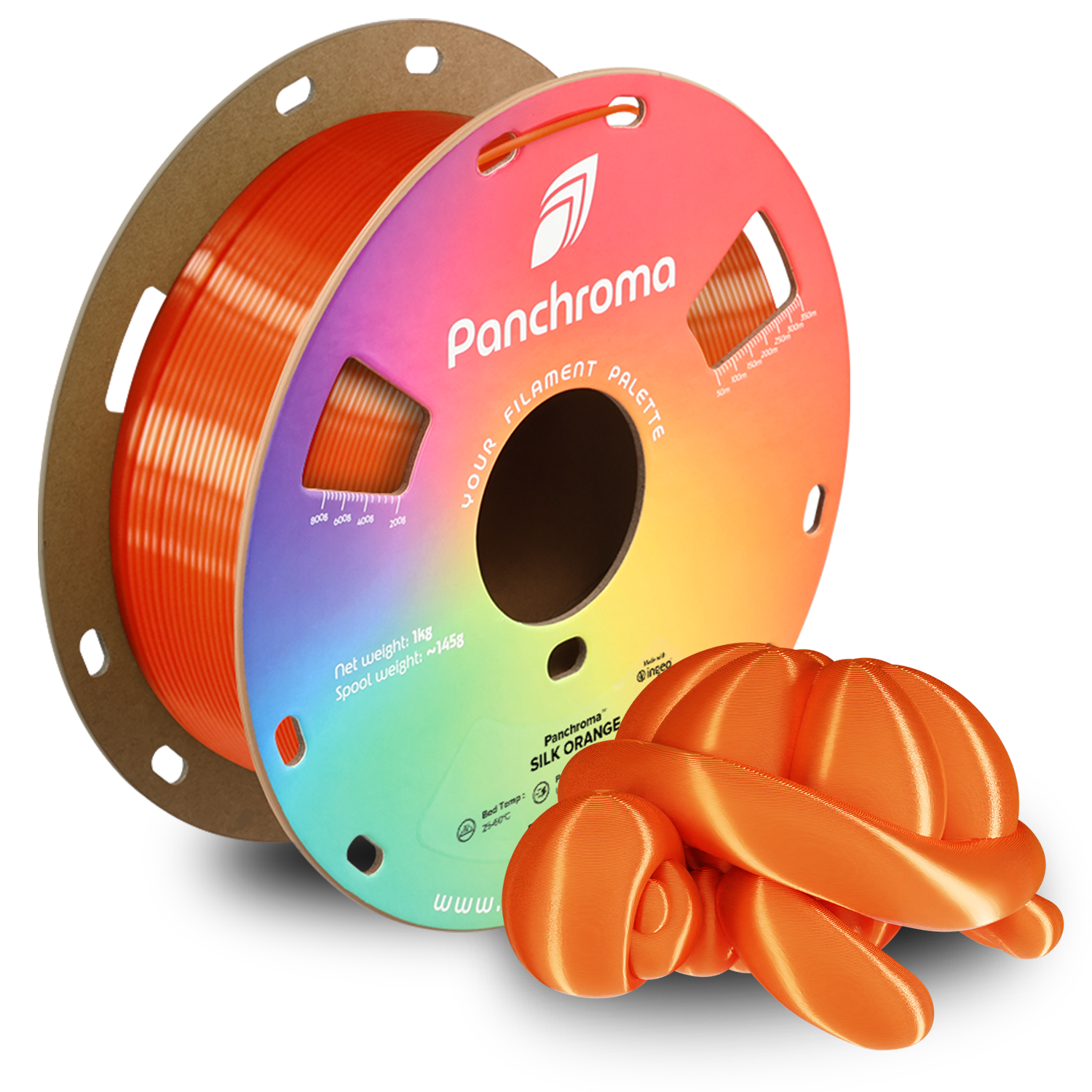 Filament PLA Silk Panchroma 1.75mm Magenta 1kg - Polymaker 57 Panchroma™ PLA Silk