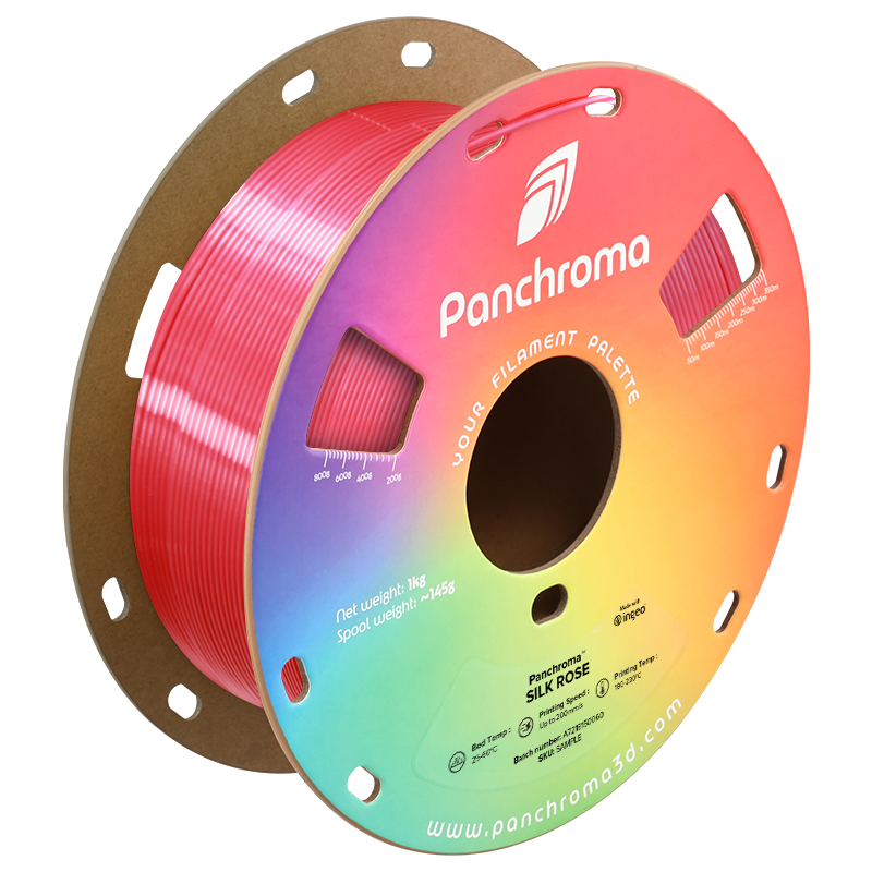 Filament PLA Silk Panchroma 1.75mm Magenta 1kg - Polymaker 100 Panchroma™ PLA Silk