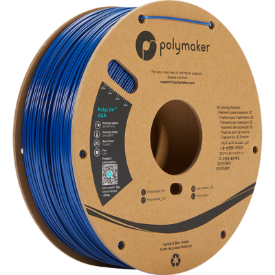 Filament ASA Polymaker 1.75mm Turcoaz 3kg - Rezistent UV 112 Polymaker™ ASA