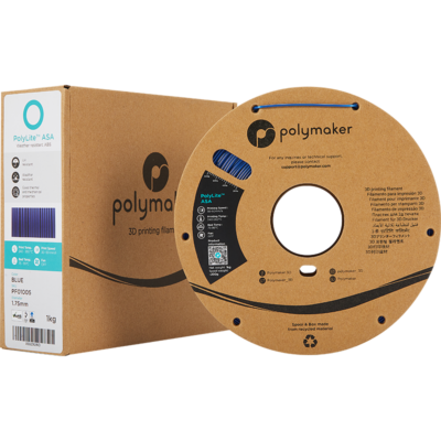 Filament ASA Polymaker 1.75mm Turcoaz 3kg - Rezistent UV 114 Polymaker™ ASA