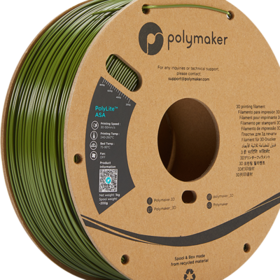 Filament ASA Polymaker 1.75mm Turcoaz 3kg - Rezistent UV 115 Polymaker™ ASA