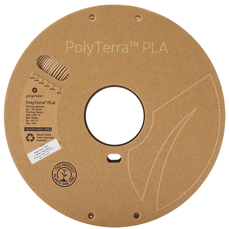 Filament PLA PolyTerra 1.75mm Galben Savannah 1kg - Polymaker 73 Polymaker PolyTerra™ PLA