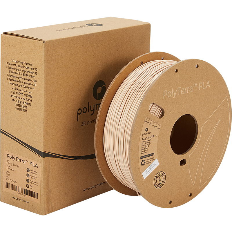 Filament PLA PolyTerra 1.75mm Galben Savannah 1kg - Polymaker 115 Polymaker PolyTerra™ PLA