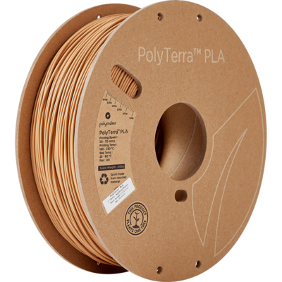 Filament PLA PolyTerra 1.75mm Galben Savannah 1kg - Polymaker 235 Polymaker PolyTerra™ PLA