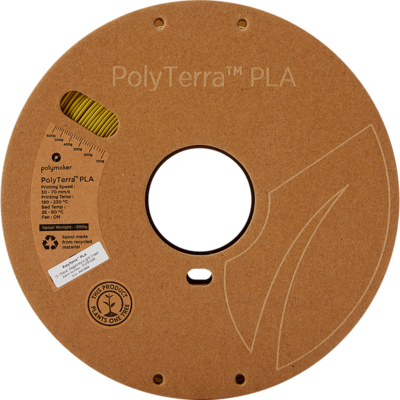 Filament PLA PolyTerra 1.75mm Galben Savannah 1kg - Polymaker 240 Polymaker PolyTerra™ PLA