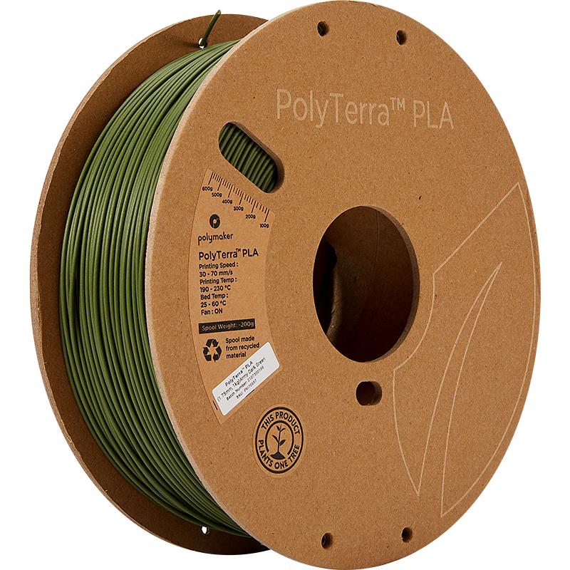 Filament PLA PolyTerra 1.75mm Galben Savannah 1kg - Polymaker 88 Polymaker PolyTerra™ PLA