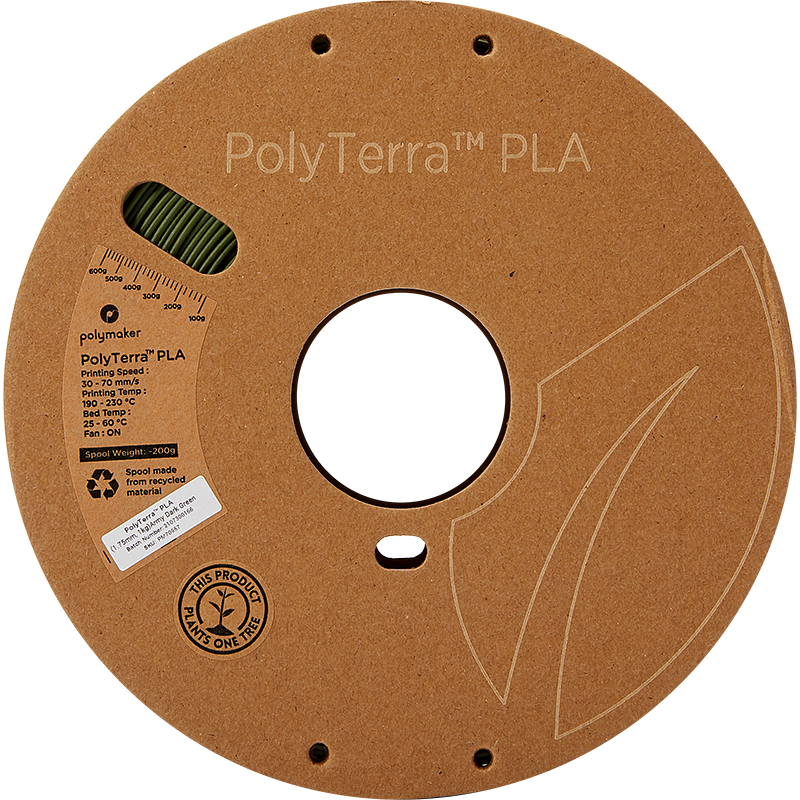 Filament PLA PolyTerra 1.75mm Galben Savannah 1kg - Polymaker 90 Polymaker PolyTerra™ PLA