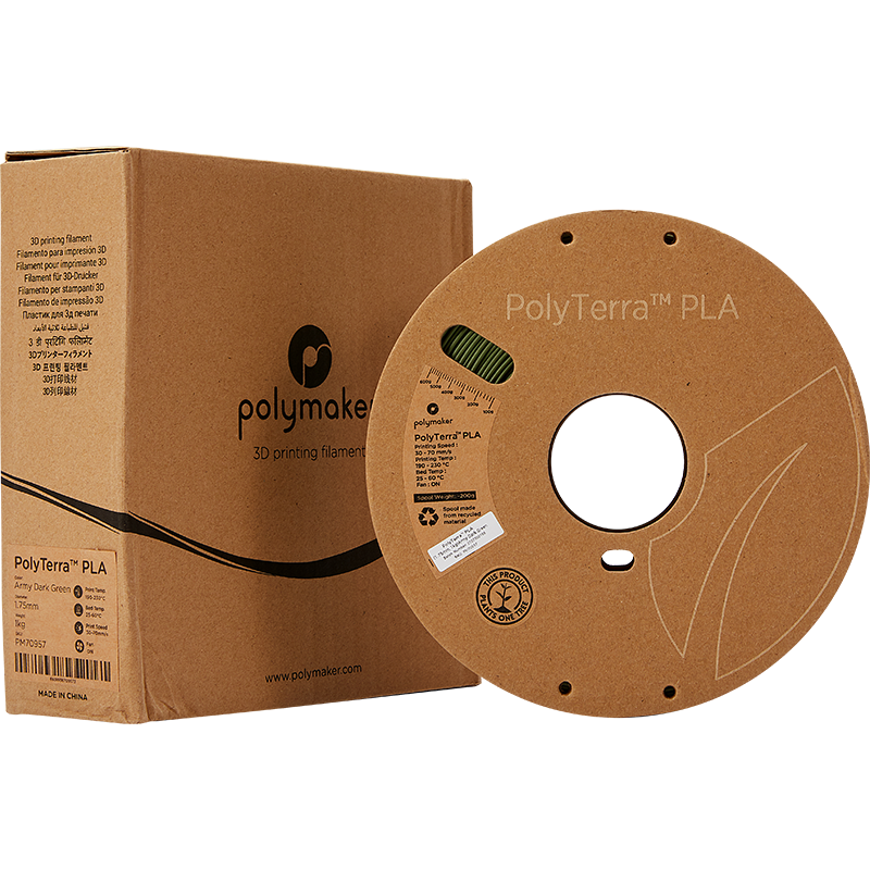Filament PLA PolyTerra 1.75mm Galben Savannah 1kg - Polymaker 91 Polymaker PolyTerra™ PLA