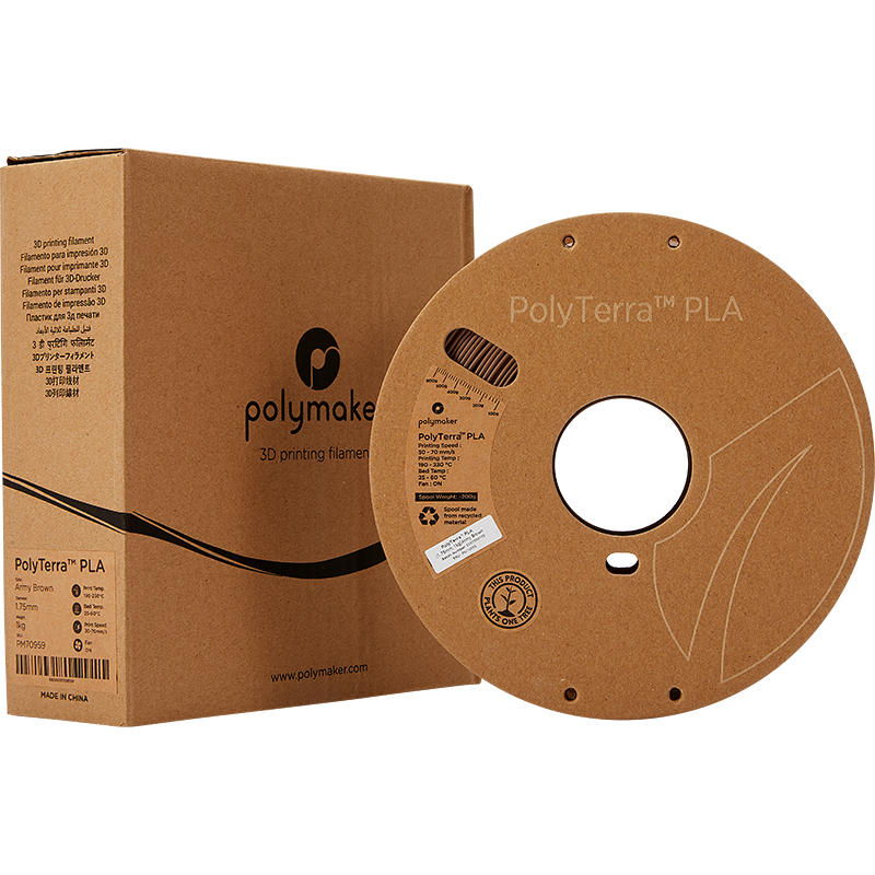Filament PLA PolyTerra 1.75mm Galben Savannah 1kg - Polymaker 95 Polymaker PolyTerra™ PLA
