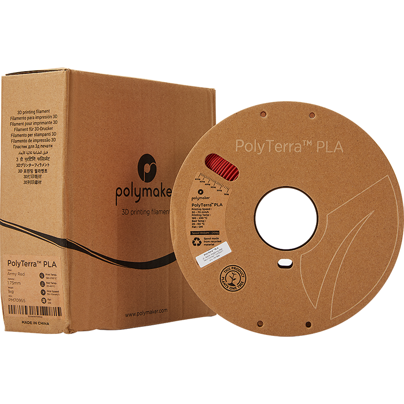 Filament PLA PolyTerra 1.75mm Galben Savannah 1kg - Polymaker 121 Polymaker PolyTerra™ PLA