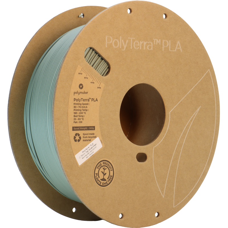 Filament PLA PolyTerra 1.75mm Galben Savannah 1kg - Polymaker 125 Polymaker PolyTerra™ PLA