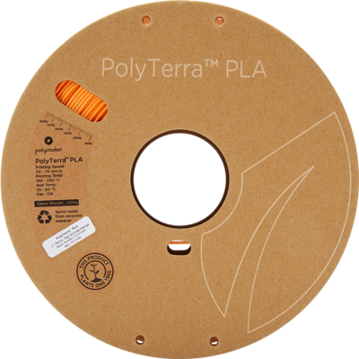 Filament PLA PolyTerra 1.75mm Galben Savannah 1kg - Polymaker 188 Polymaker PolyTerra™ PLA