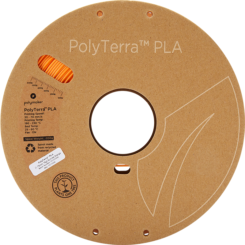 Filament PLA PolyTerra 1.75mm Galben Savannah 1kg - Polymaker 33 Polymaker PolyTerra™ PLA