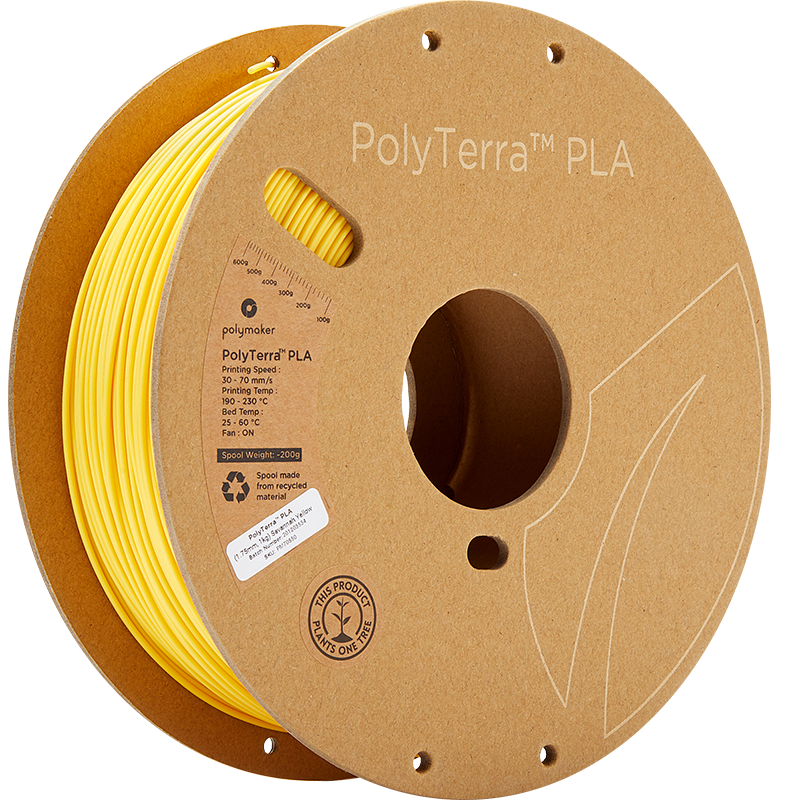 Filament PLA PolyTerra 1.75mm Galben Savannah 1kg - Polymaker 35 Polymaker PolyTerra™ PLA