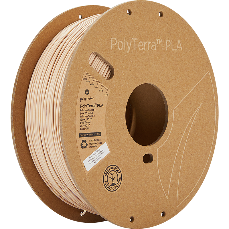 Filament PLA PolyTerra 1.75mm Galben Savannah 1kg - Polymaker 113 Polymaker PolyTerra™ PLA