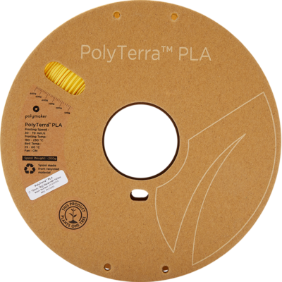 Filament PLA PolyTerra 1.75mm Galben Savannah 1kg - Polymaker 192 Polymaker PolyTerra™ PLA
