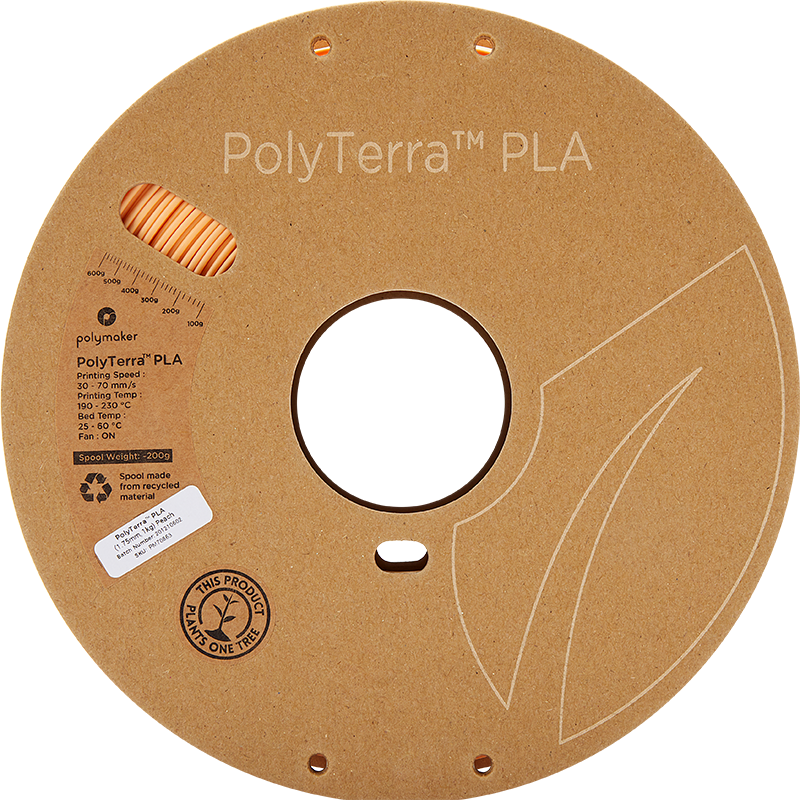 Filament PLA PolyTerra 1.75mm Galben Savannah 1kg - Polymaker 45 Polymaker PolyTerra™ PLA