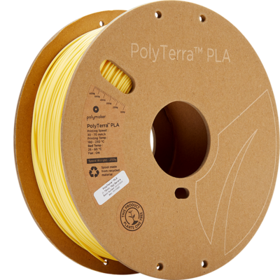 Filament PLA PolyTerra 1.75mm Galben Savannah 1kg - Polymaker 202 Polymaker PolyTerra™ PLA