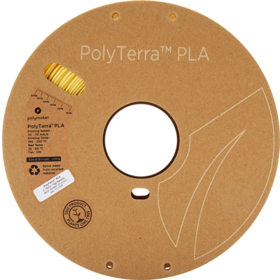 Filament PLA PolyTerra 1.75mm Galben Savannah 1kg - Polymaker 204 Polymaker PolyTerra™ PLA