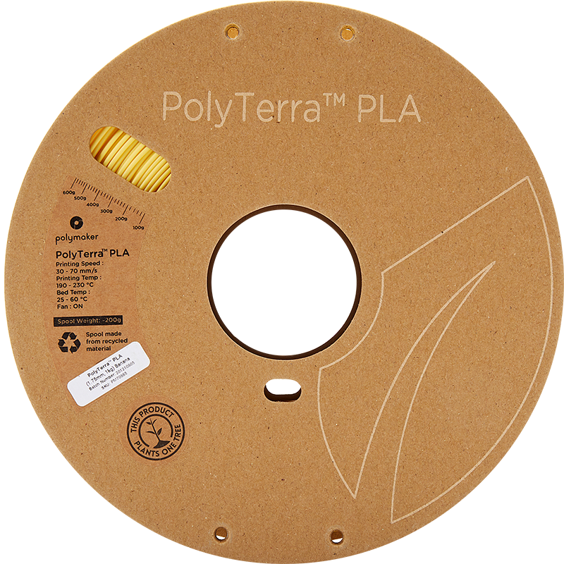 Filament PLA PolyTerra 1.75mm Galben Savannah 1kg - Polymaker 49 Polymaker PolyTerra™ PLA