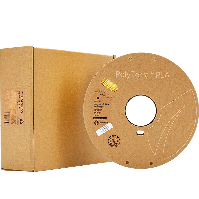 Filament PLA PolyTerra 1.75mm Galben Savannah 1kg - Polymaker 50 Polymaker PolyTerra™ PLA