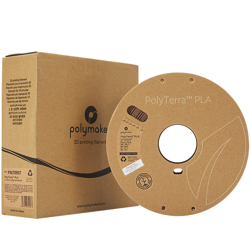 Filament PLA PolyTerra 1.75mm Galben Savannah 1kg - Polymaker 65 Polymaker PolyTerra™ PLA