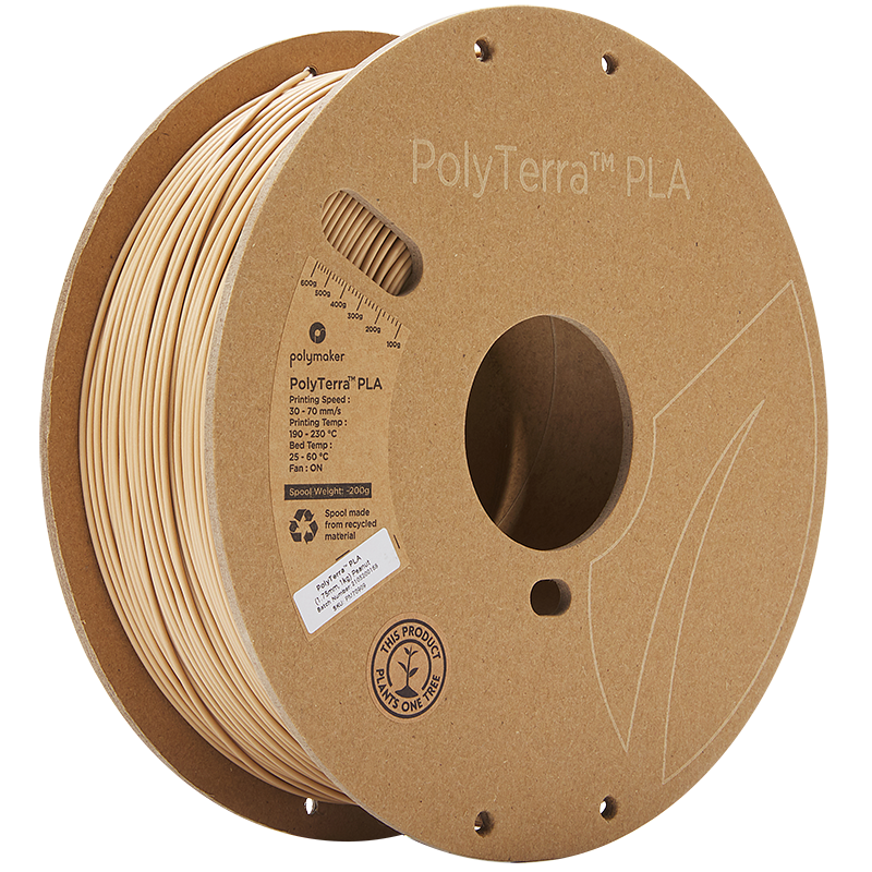 Filament PLA PolyTerra 1.75mm Galben Savannah 1kg - Polymaker 71 Polymaker PolyTerra™ PLA