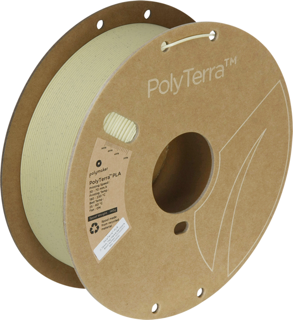 Filament PLA PolyTerra 1.75mm Galben Savannah 1kg - Polymaker 154 Polymaker PolyTerra™ PLA