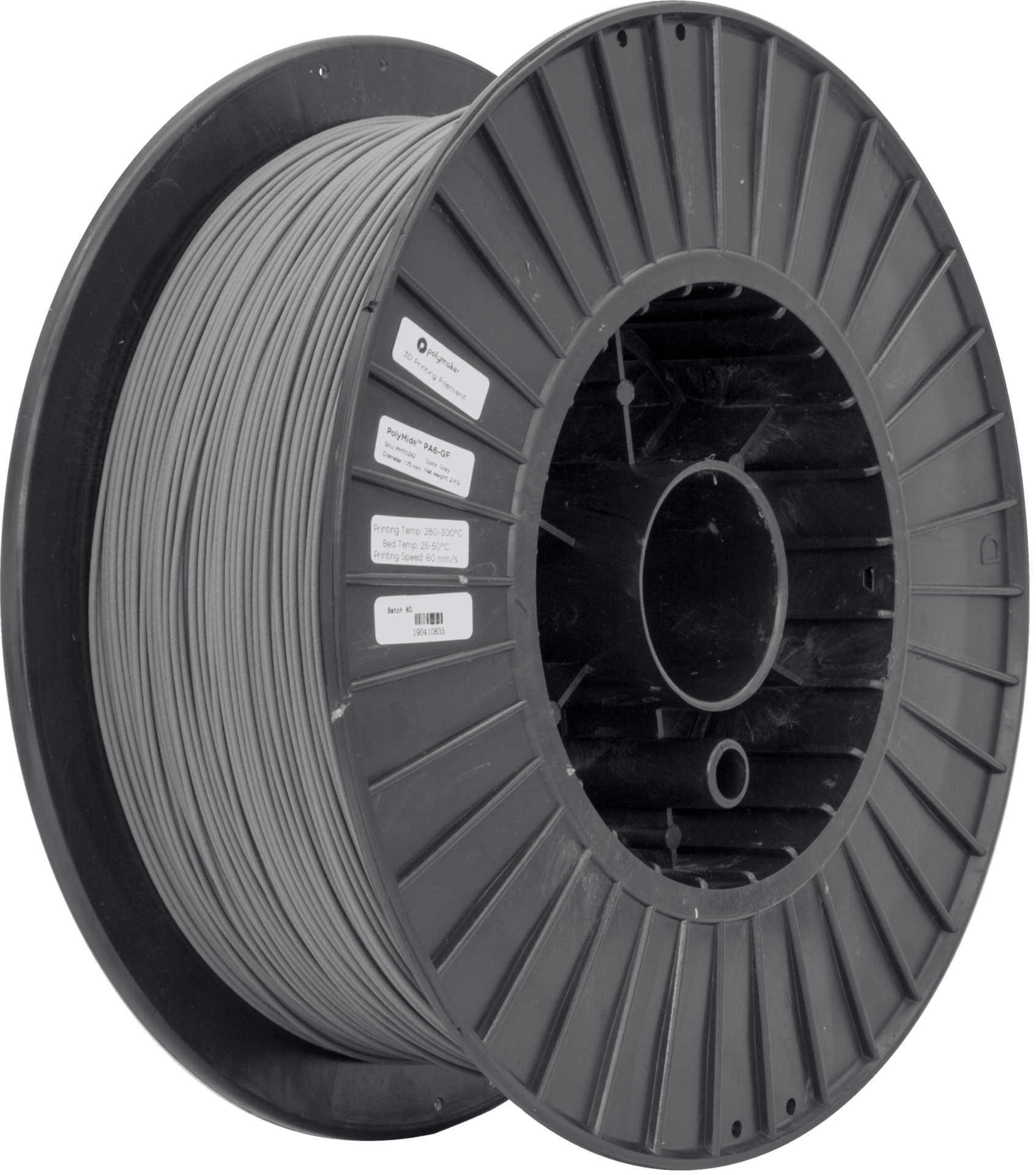Filament PA6-GF PolyMide 2.85mm Gri 2kg - Polymaker 8 Polymaker PolyMide PA6-GF
