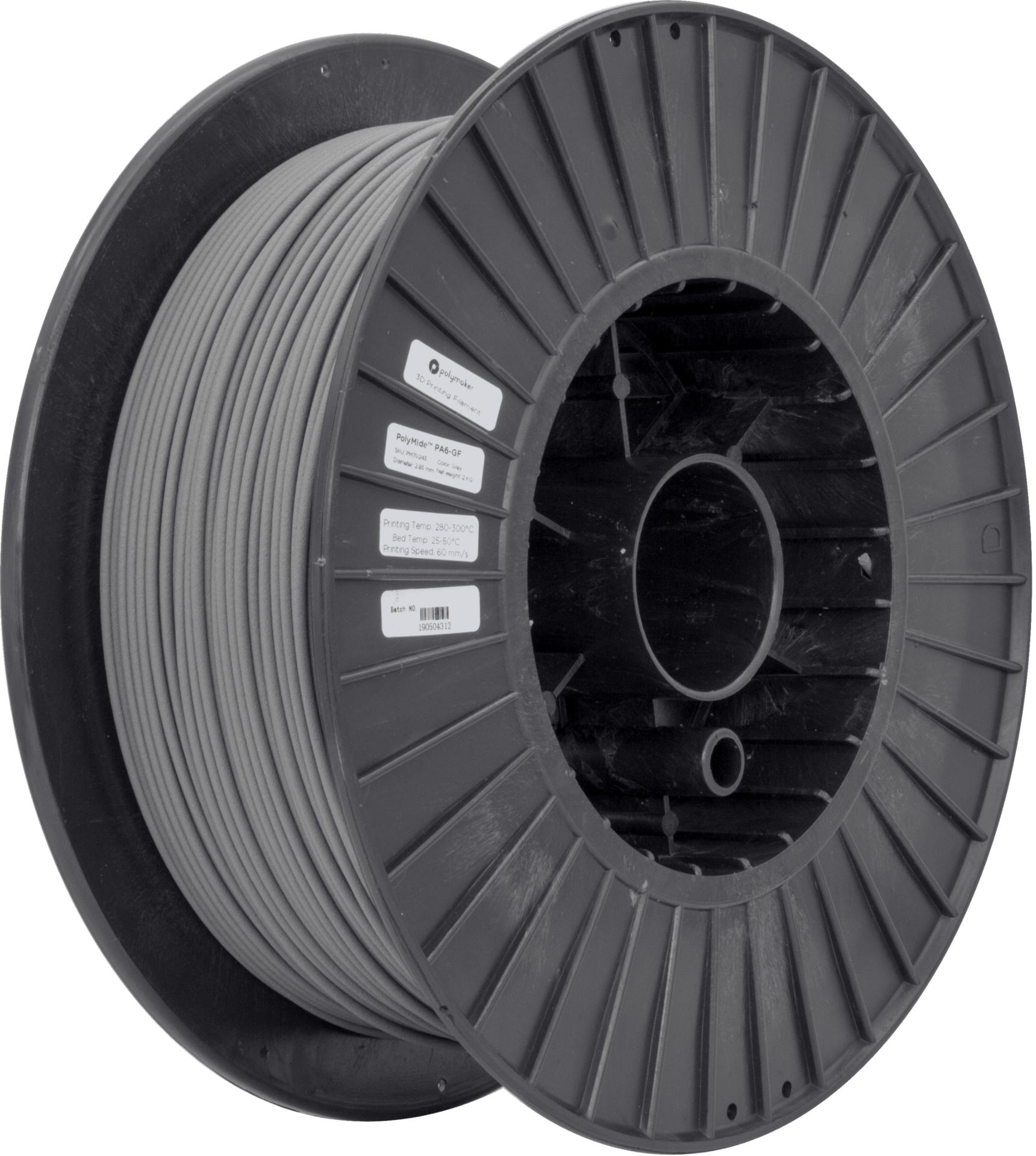 Filament PA6-GF PolyMide 2.85mm Gri 2kg - Polymaker 12 Polymaker PolyMide PA6-GF