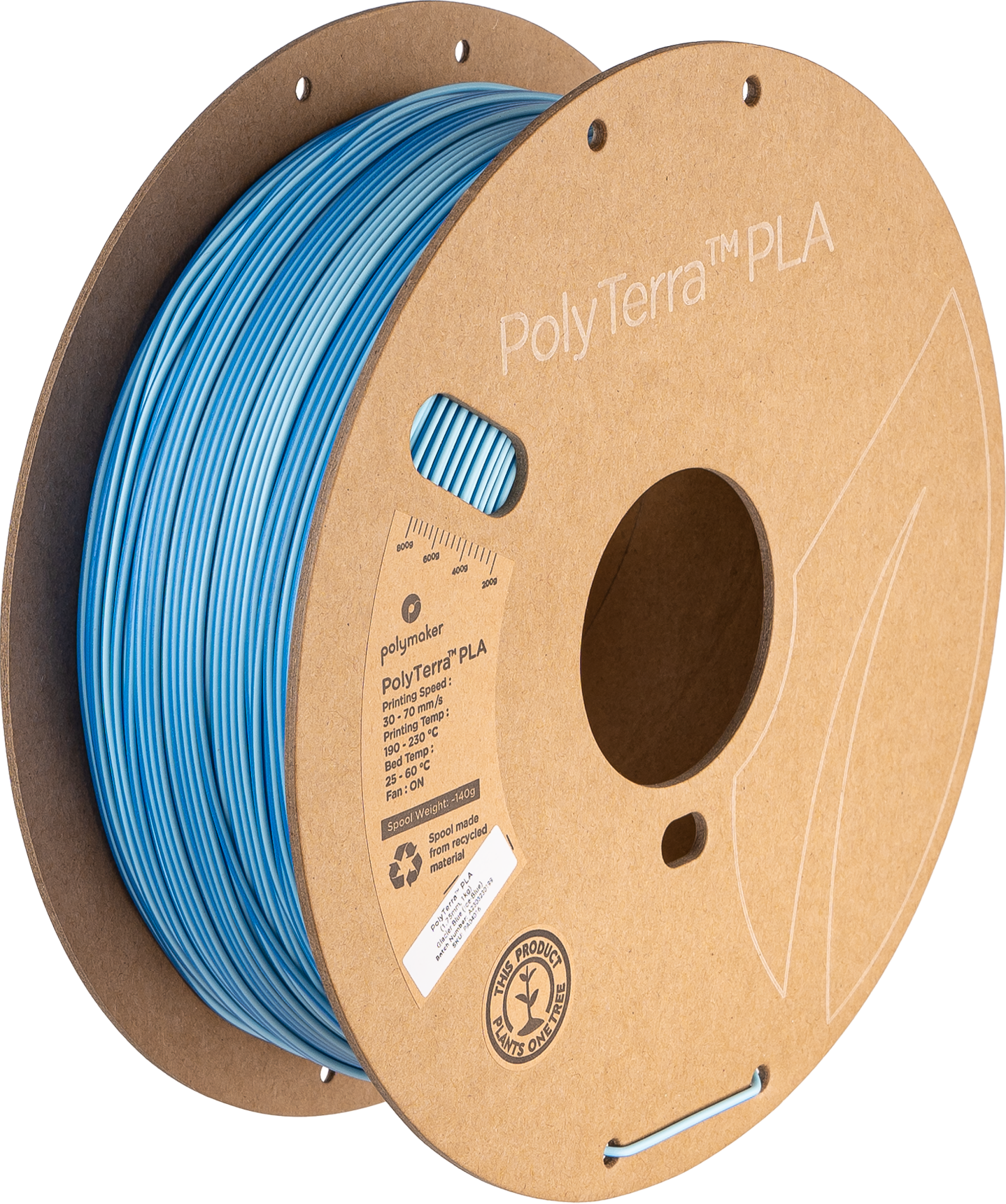 Filament PLA PolyTerra 1.75mm Flamingo (Roz-Roșu) 1kg - Polymaker 13 Polymaker Polyterra PLA Dual Color