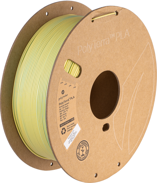 Filament PLA PolyTerra 1.75mm Flamingo (Roz-Roșu) 1kg - Polymaker 24 Polymaker Polyterra PLA Dual Color