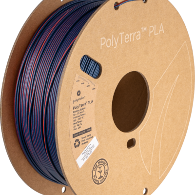 Filament PLA PolyTerra 1.75mm Flamingo (Roz-Roșu) 1kg - Polymaker 33 Polymaker Polyterra PLA Dual Color
