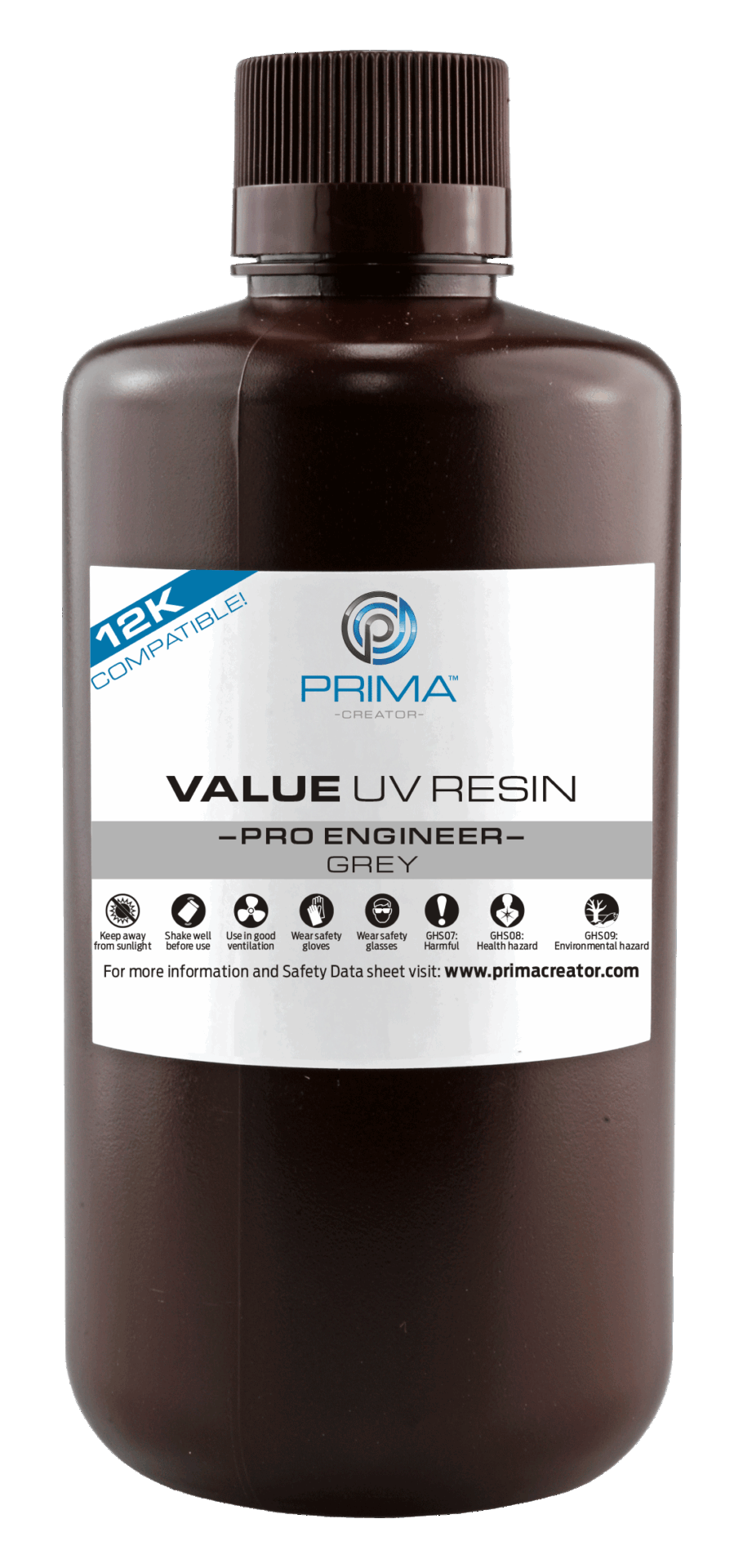 Rășină PrimaCreator Pro Engineer Negru 1kg - SLA/DLP 5 PrimaCreator Pro Engineer Resin