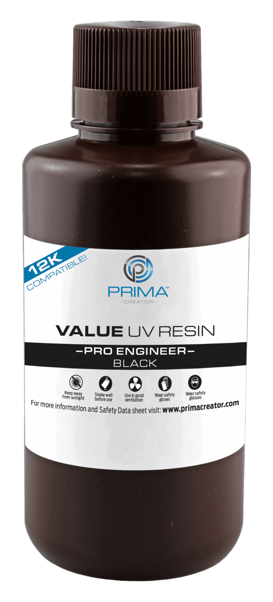 Rășină PrimaCreator Pro Engineer Negru 1kg - SLA/DLP 6 PrimaCreator Pro Engineer Resin