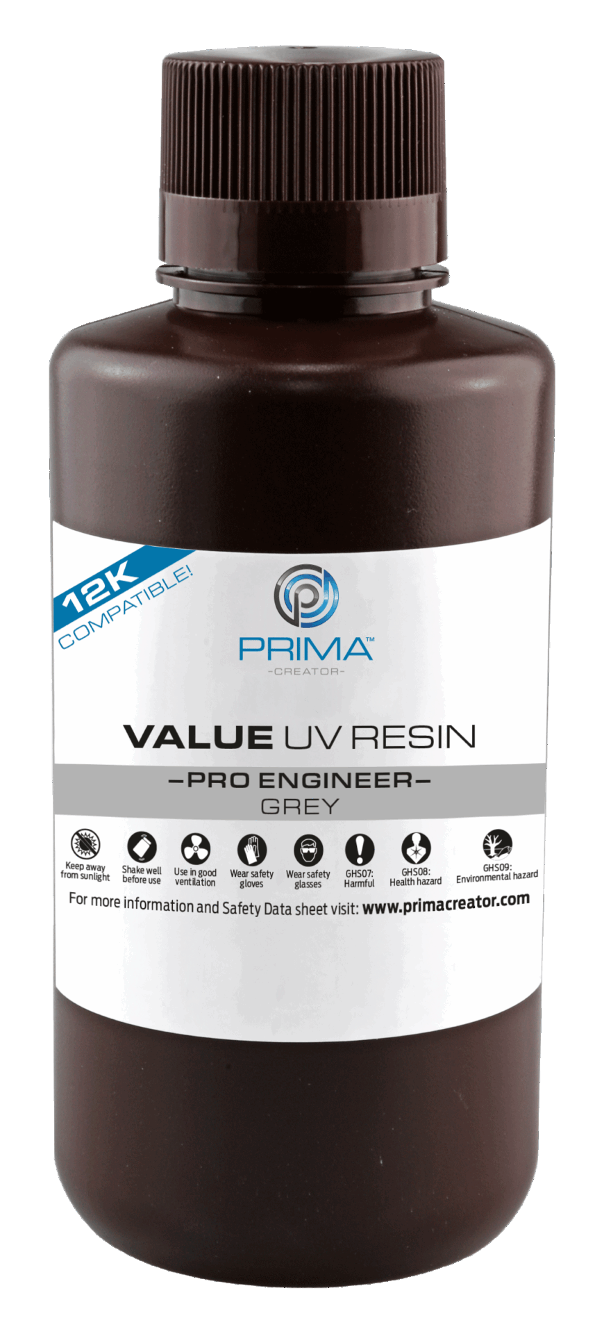 Rășină PrimaCreator Pro Engineer Negru 1kg - SLA/DLP 8 PrimaCreator Pro Engineer Resin