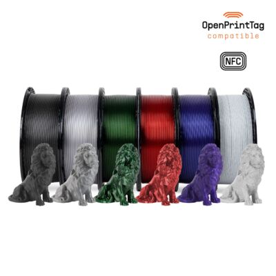 Bundle Filamente PLA Prusament 1.75mm Greenscale - Prusa 10 Prusament PLA Bundle