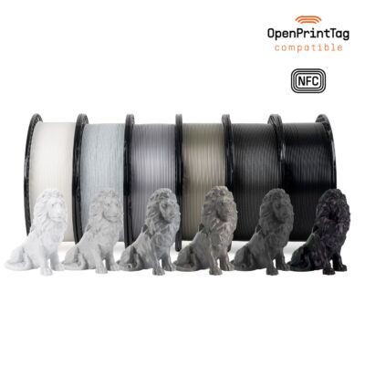 Bundle Filamente PLA Prusament 1.75mm Greenscale - Prusa 12 Prusament PLA Bundle