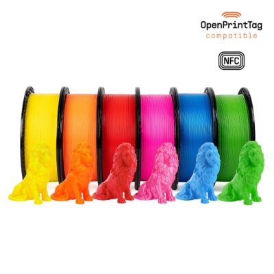 Bundle Filamente PLA Prusament 1.75mm Greenscale - Prusa 13 Prusament PLA Bundle