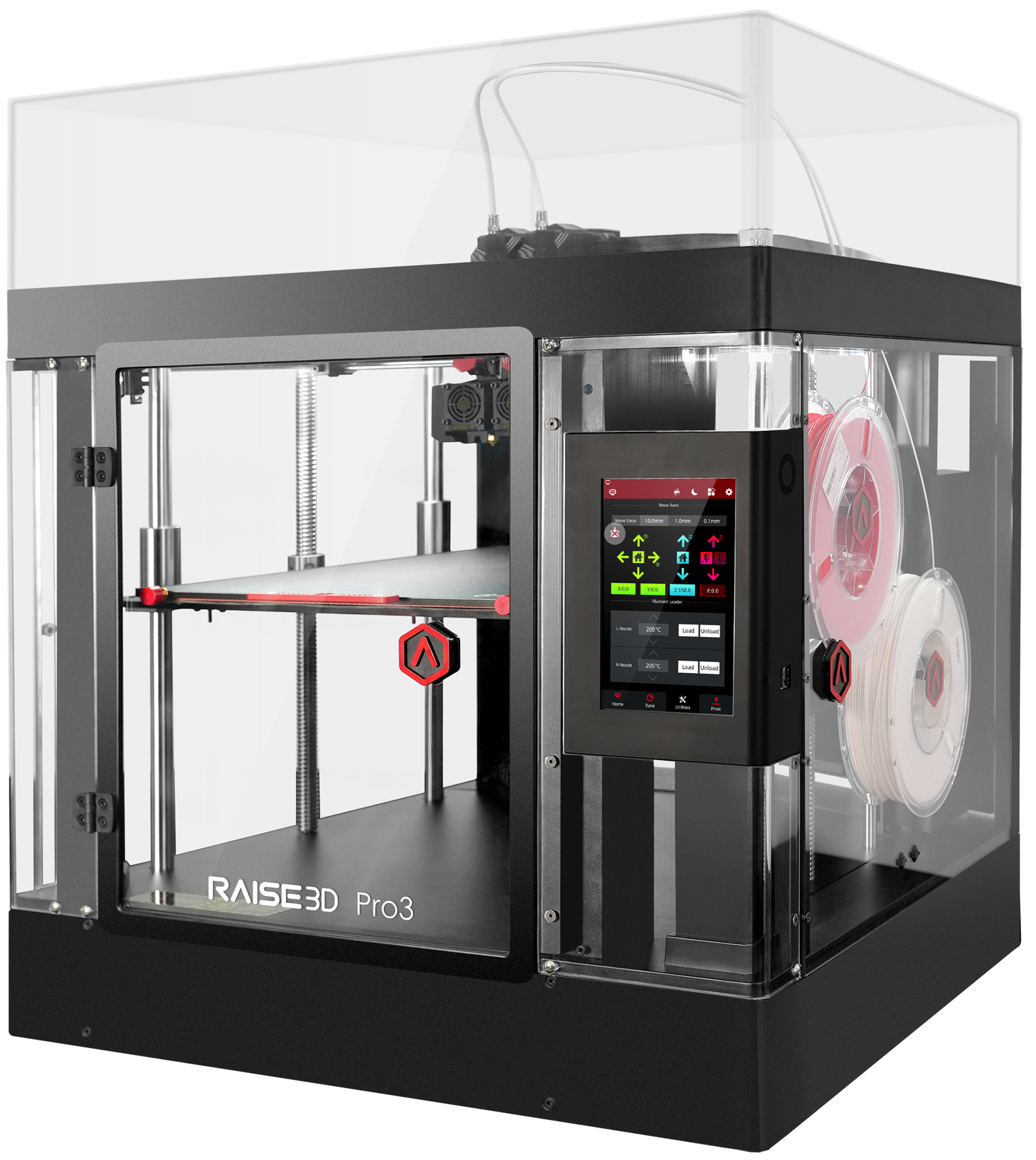 Imprimantă 3D Raise3D Pro3 + HUK3 300x300x300mm Dual Extruder 5 Raise3D Pro3 + HUK3