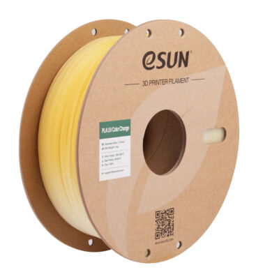 Filament PLA UV Color Change 1.75mm Portocaliu 1kg - eSUN 47 eSUN PLA UV Color Change