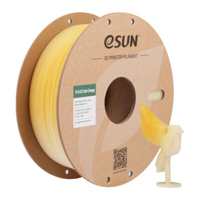 Filament PLA UV Color Change 1.75mm Portocaliu 1kg - eSUN 48 eSUN PLA UV Color Change