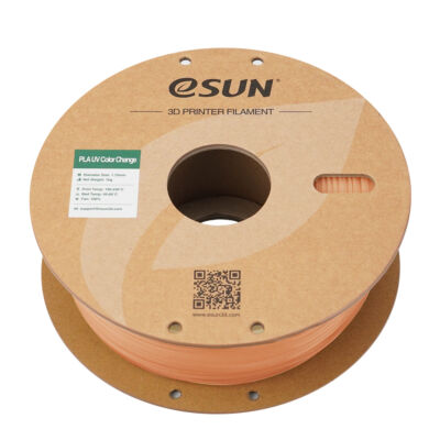 Filament PLA UV Color Change 1.75mm Portocaliu 1kg - eSUN 54 eSUN PLA UV Color Change