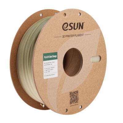 Filament PLA UV Color Change 1.75mm Portocaliu 1kg - eSUN 57 eSUN PLA UV Color Change