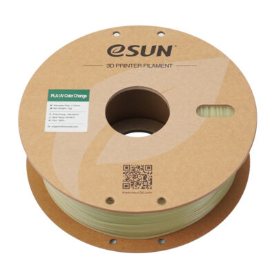 Filament PLA UV Color Change 1.75mm Portocaliu 1kg - eSUN 59 eSUN PLA UV Color Change