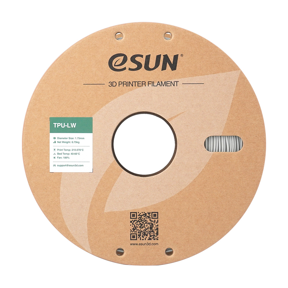 Filament TPU-LW eSUN 1.75mm Alb 1kg - Flexibil Spumant 13 eSUN TPU-LW